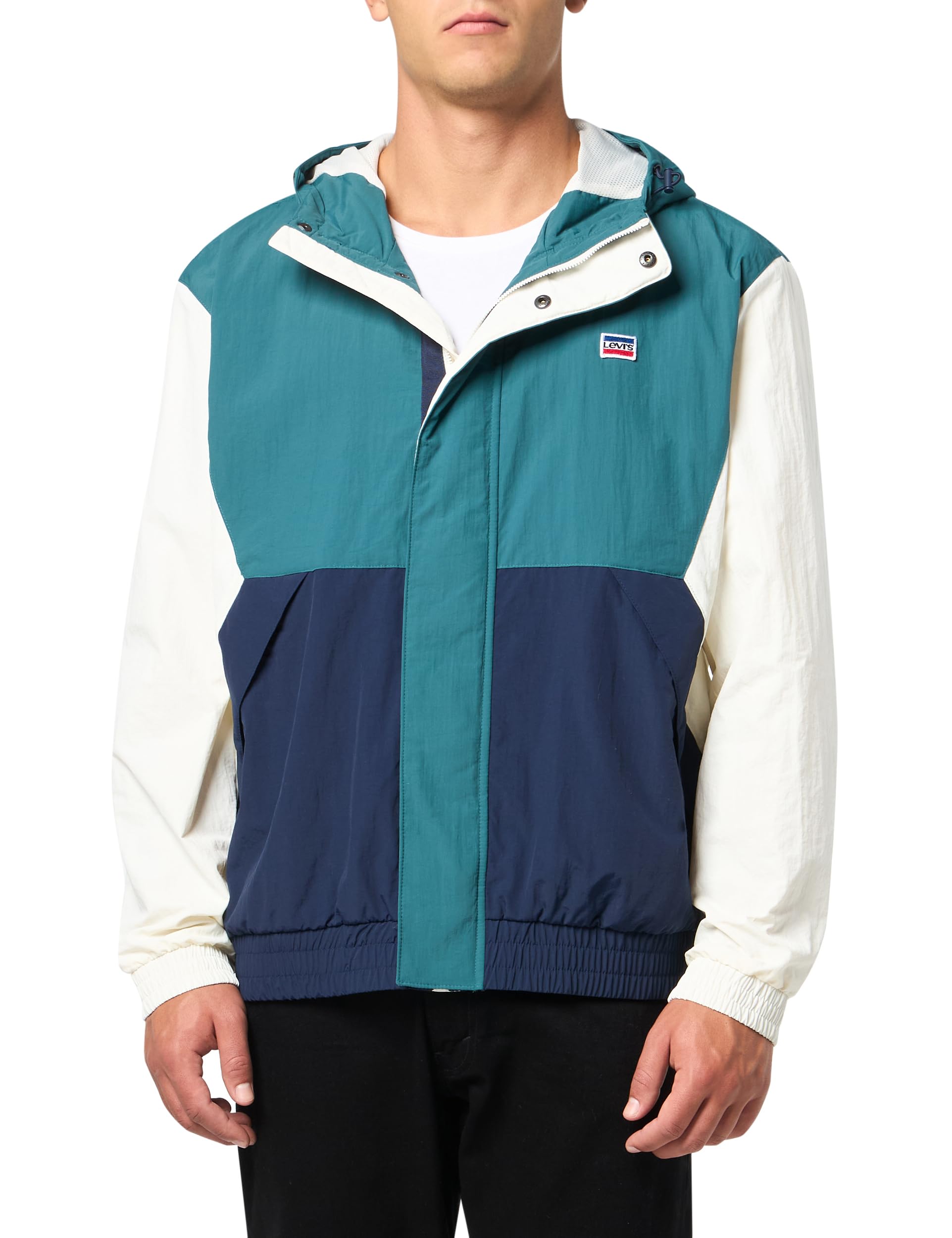 Levi's Men's Retro Color Block Windbreaker for Stylish Outdoors Enthusiasts
| Levi's Men's Retro Color Block Windbreake