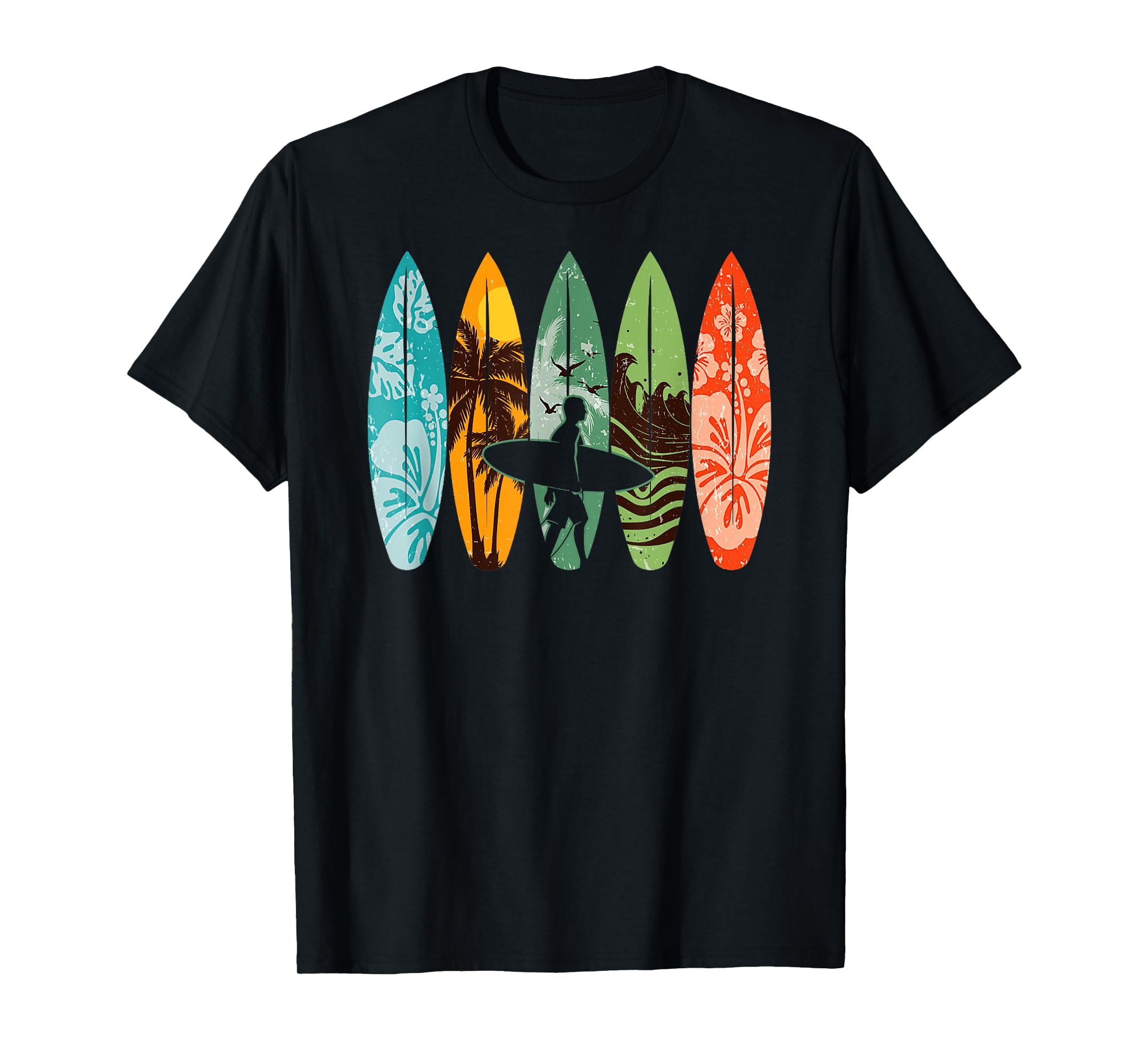 Vintage Surfing Apparel Co. Surfboarder Hawaii Wave Surfing Surfboard Lover Beach T-Shirt - OEKO-TEX STANDARD 100
Vintag